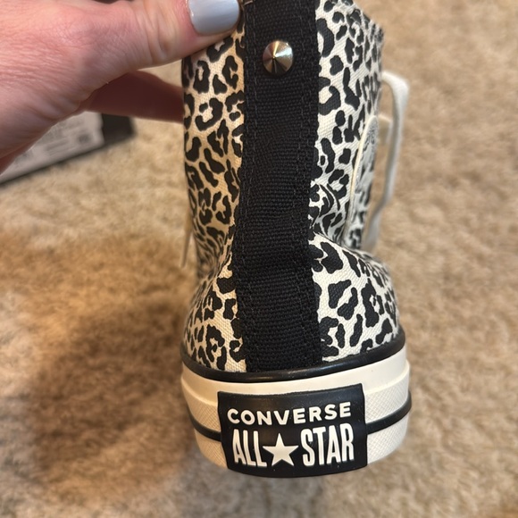 NIB Converse All Star High Top Animal Print Sneakers - Picture 4 of 7